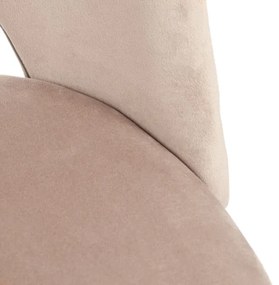 Jedálenská stolička TERCIO zamatová béžová 871011