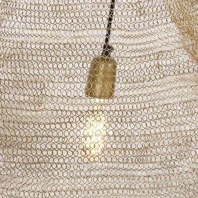 Orientálne závesné svietidlo zlaté 60 cm - Nidum