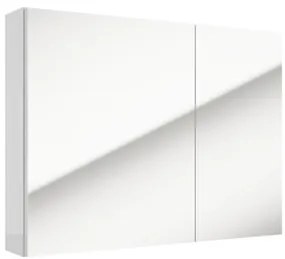 Zrkadlová skrinka Naturel Stilla 80x60 cm biela STILLAE08003