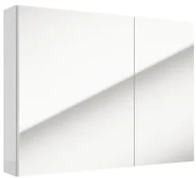 Zrkadlová skrinka Naturel Stilla 80x60 cm biela STILLAE08003