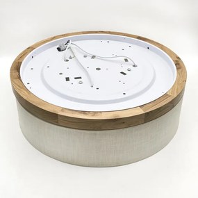 Brilagi - LED Stropné svietidlo BELLADONNA 3xE27/15W/230V pr. 50 cm krémová/dub