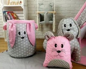 Detský stan TEEPEE (TÍPÍ) EXCLUSIVE s doplnkami - SVETLORUŽOVÝ