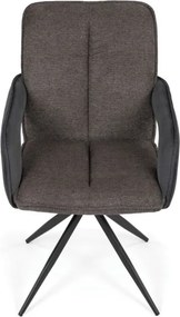 Jedálenská stolička otočná 180° DCH-F1146 GREY2 sivá