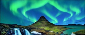 Obraz - Kirkjufell, Island (120x50 cm)