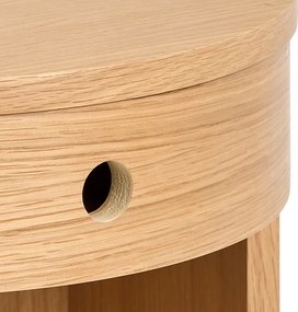 Nočný stolík v dekore duba v svetloprírodnej farbe Paron – Actona