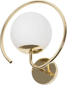 Toolight Toolight, nástenné svietidlo 1xE27 APP1153-1W, biela-zlatá, OSW-40007