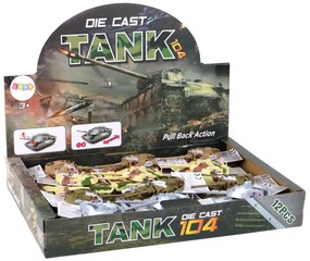 Lean Toys Vojenský tank na trecí pohon