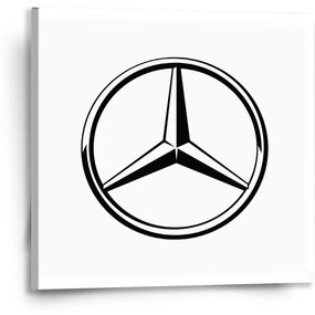 Sablio Obraz Logo 1 Biela - 50x50 cm