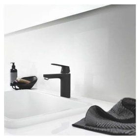 GROHE Eurosmart Cosmopolitan páková umývadlová batéria, veľkosť M, chróm/čierna matná, 23327KW0
