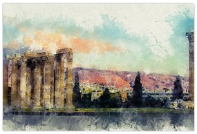 Obraz - Akropolis, Atény, Grécko (90x60 cm)