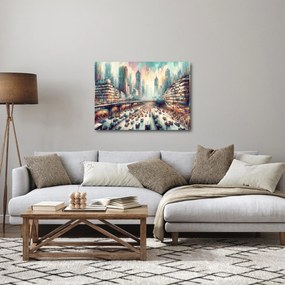 Obraz - Život veľkomesta (70x50 cm)