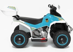 LEAN CARS Elektrická policajná štvorkolka GTS1188-A, biela