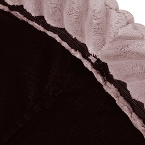 Suchý bazén okrúhly 90x30 cm – ružový Puffy Lamell + 200 perleťových guličiek