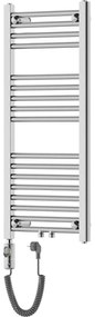 Mexen Mars, elektrické vykurovacie teleso 900x400 mm + vykurovacia tyč 300 W, chrómová, W110-0900-400-2300-01