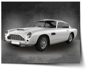 Sablio Plagát Aston Martin Tmavé pozadí - 60x40 cm