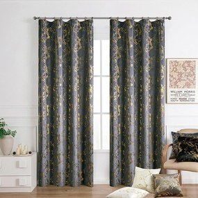 Záves na páske KLOE VET427/5/210GSM 140x250 cm sivý