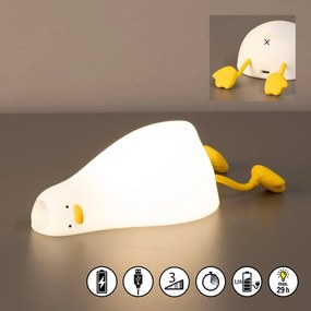 Biele detské nočné svietidlo Lesley – Fischer &amp; Honsel