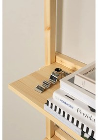 Nástenná knižnica z borovicového dreva v prírodnej farbe 66x127 cm Groove – Karup Design