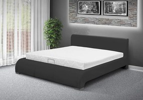 Nabytekmorava Luxusná posteľ SEINA NEW 200x120cm farba čalúnenia: EKO koža sivá