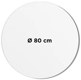 COMPACT 10 WHITE - STOLOVÁ DOSKA Ø80 cm