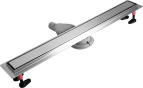 Rea Neox Superflow, odtokový žľab 60cm, brúsená oceľ, REA-G2705