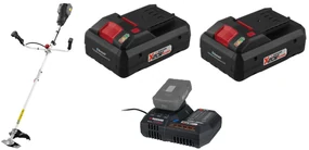 Parkside Performance®  Aku krovinorez 2 v 1 + Smart akumulátor 20 V/4 Ah Paps 204 B1, 2 kusy + Smart nabíjačka 20 V/12A Plgs 2012 A1  (800010130)