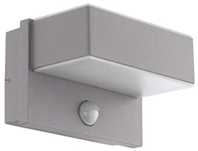 Eglo 97159 - LED Vonkajšie nástenné svietidlo so senzorom AZZINANO 2xLED/5,6W/230V
