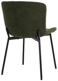 Tmavozelené jedálenské stoličky v súprave 2 ks Maceda – House Nordic