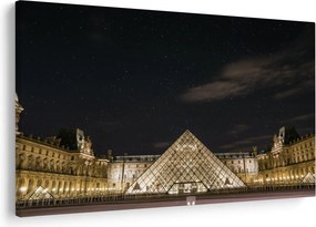Obraz - Louvre v noci (90x60 cm)