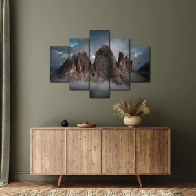 Obraz - Tri Zuby, Talianske Dolomity (150x105 cm)