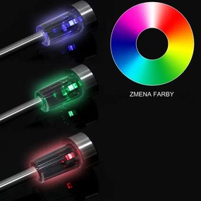 InternetovaZahrada Sada 8 LED solárnych lámp - farebné