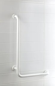 Erga HANDICAP "PRO", madlo v tvare L, 550x550 mm, 25mm, biela, ERG-04784