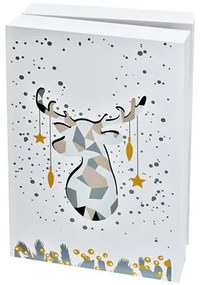 Solight LED drevený adventný kalendár kniha 1V244