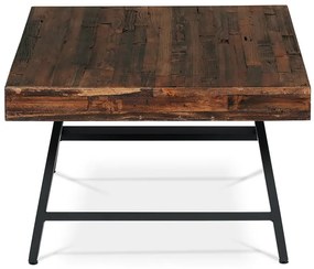 Autronic BONTEC Konferenčný stolík 130x70cm, masív, old wood, AHG-534 PINE Farba: Hnedá