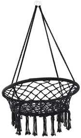 Hojdačka bocianie hniezdo čierna