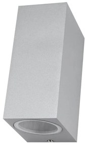 Palnas 66001395 - Vonkajšie nástenné svietidlo HUGO 2xGU10/10W/230V IP44