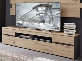 TV skrinka Memphis, dub artisan/grafit%