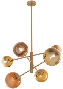 Redo 01-2779 - Luster na tyči ROY 5xG9/10W/230V