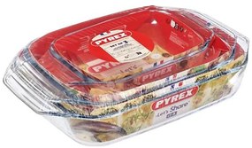 Sada 3× zapekacích misiek PYREX 1,4/3/4 l