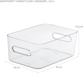 SMARTSTORE Organizér CompactClear, 15,4l (L), 41 x 29 x 15,5 cm