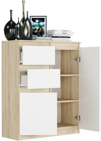 Bezúchytková moderná komoda S-2 - rôzne farebné prevedenia artisan