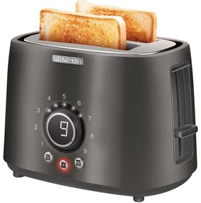 Sencor - Hriankovač s dvoma otvormi 1000W/230V antracit