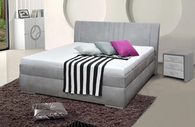 Čalúnená posteľ IRAKLEA 180x200 sivá