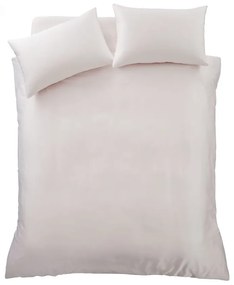 Ružové saténové obliečky na dvojlôžko/predĺžené 230x220 cm Silky Soft – Catherine Lansfield