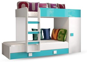 SB Multifunkčná posteľ Toledo 2 Farba: Tyrkysová