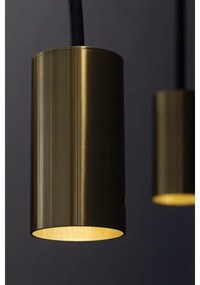 Klausen 111039 - Luster na lanku ARCADE 1xGU10/5W/230V čierna/zlatá