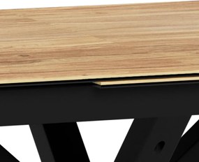 Jedálenský rozkladací stôl Heaven 200/240 cm I dub divoký/čierny