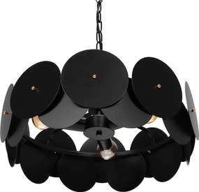 Toolight Toolight, kovové stropné svietidlo 3xE27 APP1307-CP, čierna, OSW-00945