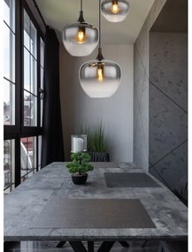 Globo 15548-3H - Luster na lanku MAXY 3xE27/40W/230V čierna