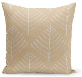 Vankúš s výplňou Kate Louise Yellow Christmas, 43 x 43 cm